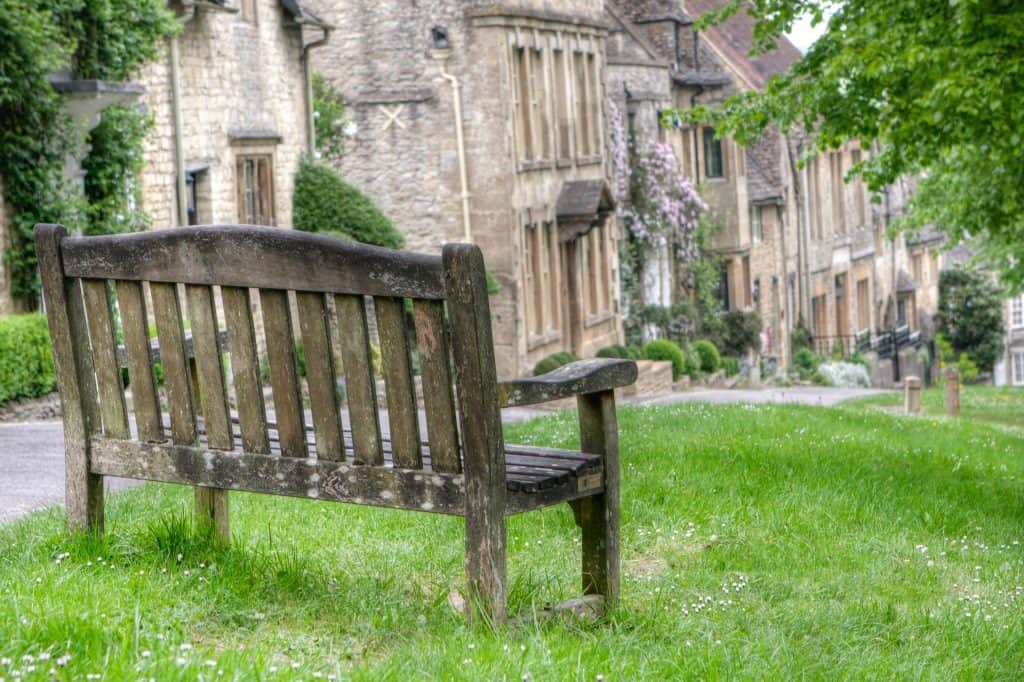 Bench in Burford, Cotswolds